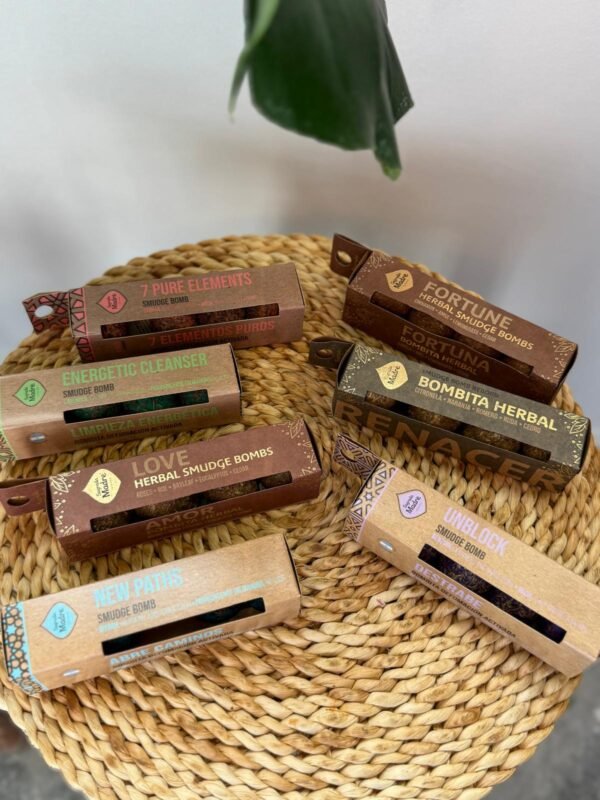 Bombitas x 4 herbal 5€ cajita Bombitas de Defumación Artesanal – Colección Herbal