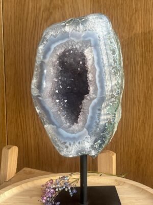 Geoda ágata en peana 4 Geoda de Ágata en Peana