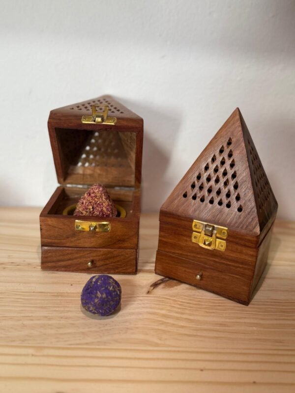 Incensario pirámide Incensario Pirámide de Madera