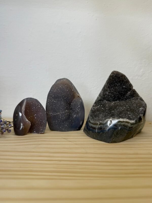 agata piezas Ágatas Drusas y Geoditas de Azúcar