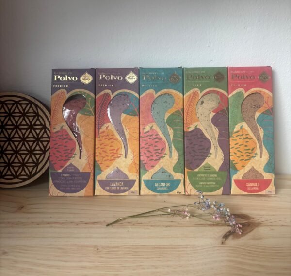 portada polvos Incienso Natural en Polvo
