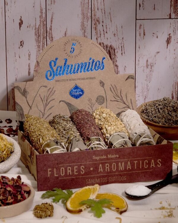 kit sahumitos flores y aromas Kit Sahumito Sagrado Aromas Florales